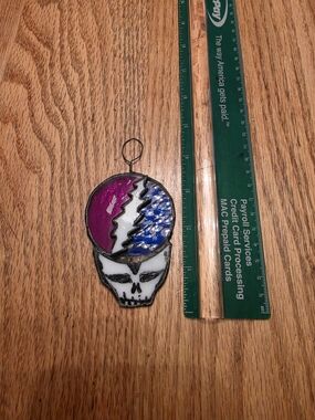 GRATEFUL DEAD Steal Your Face Stained Glass